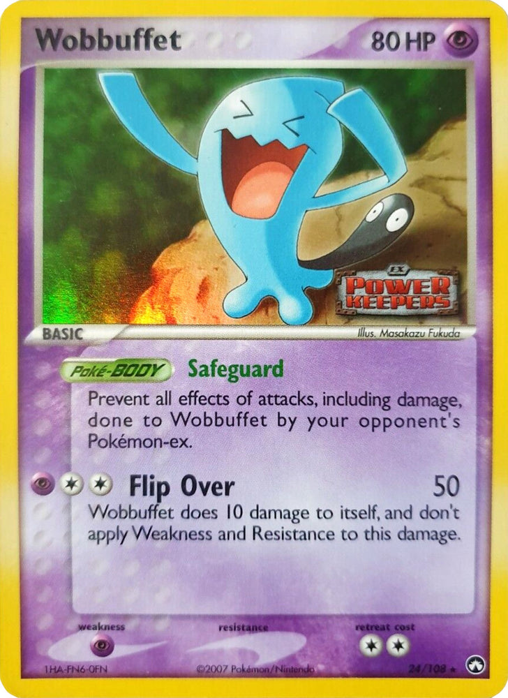 Pokemon | Wobbuffet (24/108) (Stamped) [EX: Power Keepers] | The Nerd Merchant