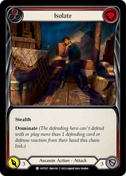 Flesh and Blood TCG | Isolate (Red) [OUT027] (Outsiders) | The Nerd Merchant