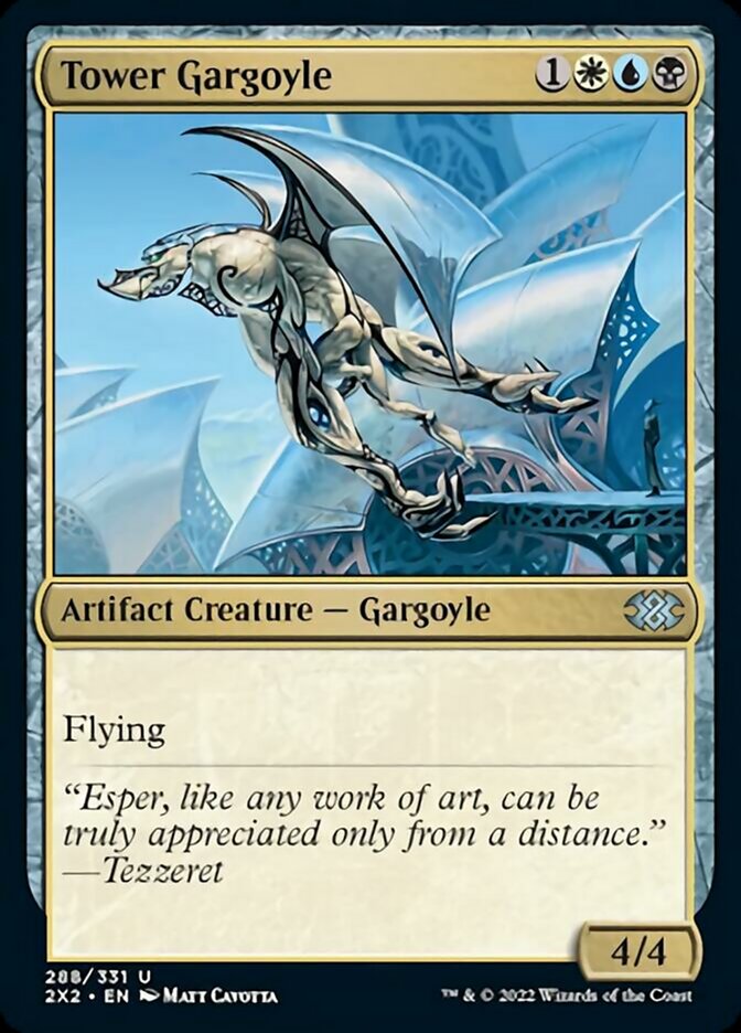 Magic | Tower Gargoyle [Double Masters 2022] | The Nerd Merchant