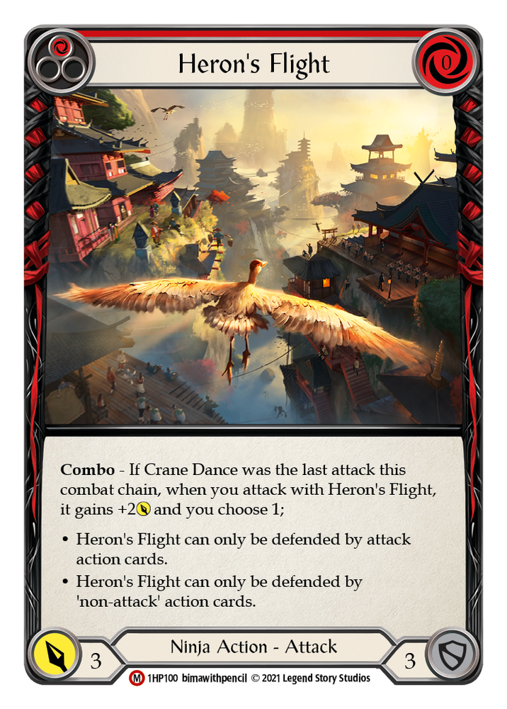 Flesh and Blood TCG | Heron's Flight [1HP100] (History Pack 1) | The Nerd Merchant