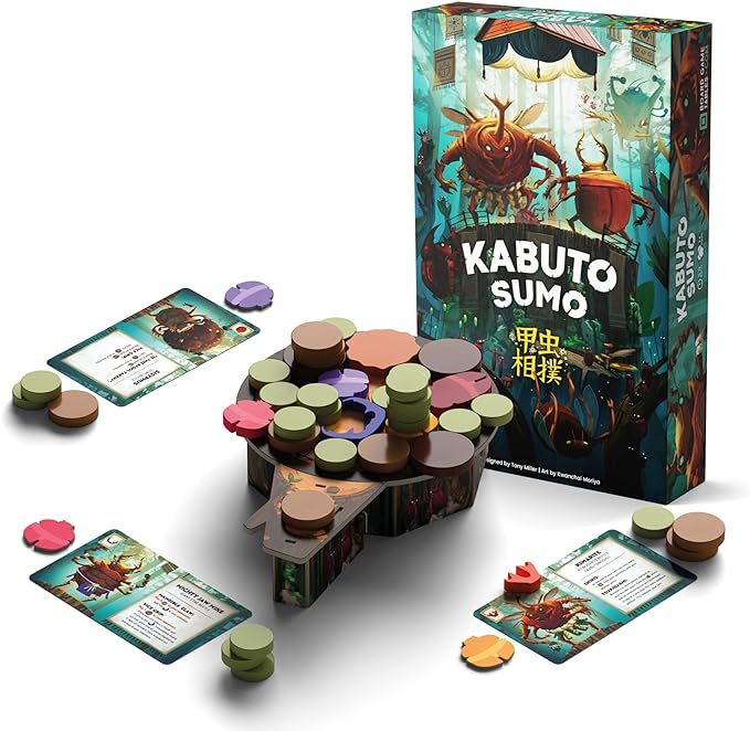 Board Games | Kabuto Sumo: Bug Wrestling | The Nerd Merchant