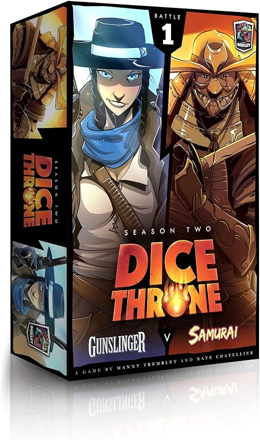 Board Games | Gunslinger vs Samurai - Dice Throne: Season Two Board Game | The Nerd Merchant