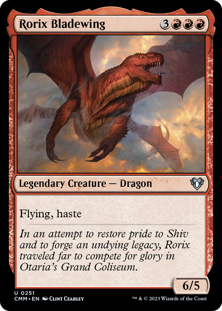 Magic | Rorix Bladewing [Commander Masters] | The Nerd Merchant