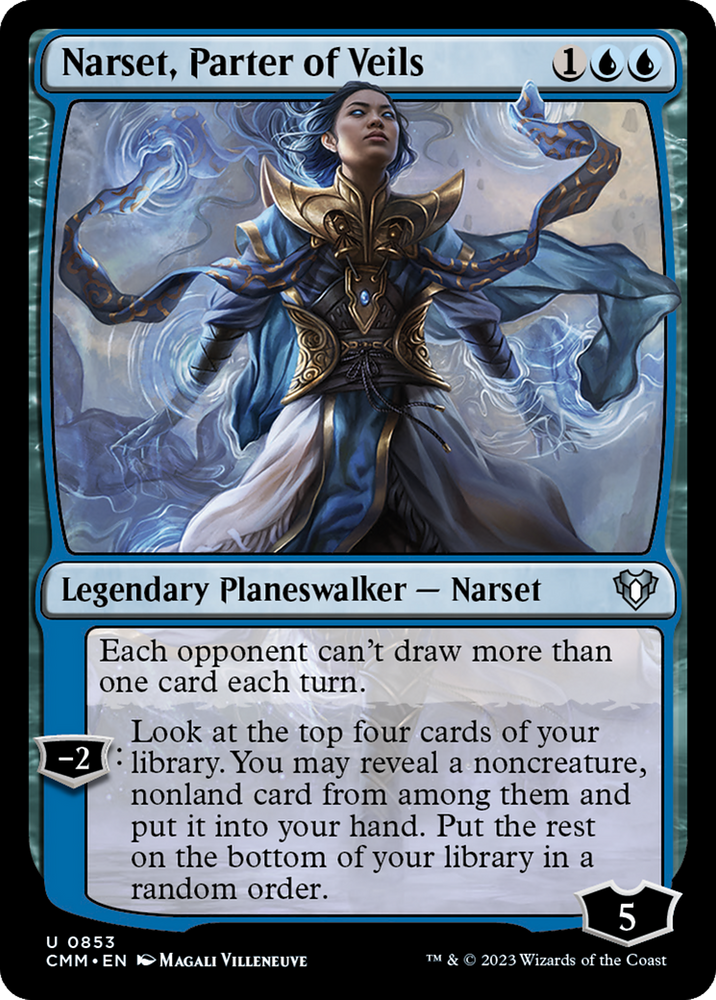 Magic | Narset, Parter of Veils [Commander Masters] | The Nerd Merchant