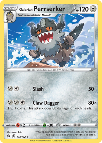 Pokemon | Galarian Perrserker (127/192) [Sword & Shield: Rebel Clash] | The Nerd Merchant