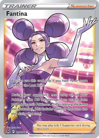 Pokemon | Fantina (191/196) [Sword & Shield: Lost Origin] | The Nerd Merchant