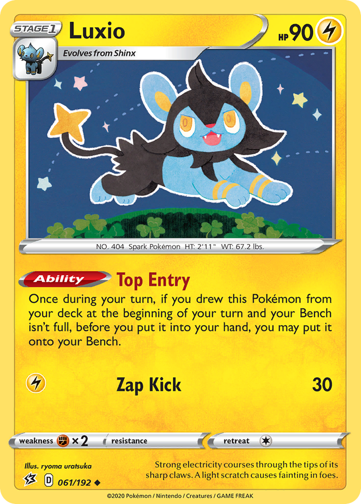 Pokemon | Luxio (061/192) [Sword & Shield: Rebel Clash] | The Nerd Merchant