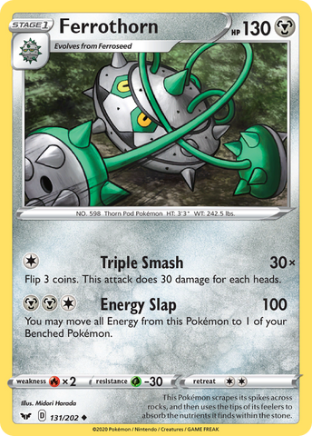 Pokemon | Ferrothorn (131/202) [Sword & Shield: Base Set] | The Nerd Merchant