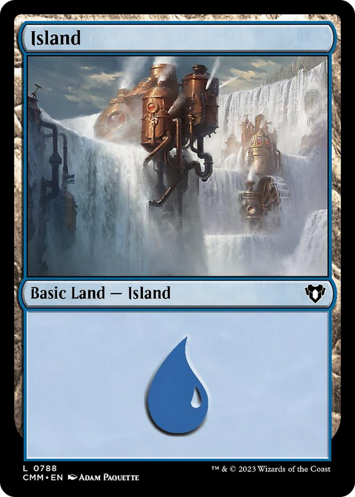 Magic | Island (788) [Commander Masters] | The Nerd Merchant