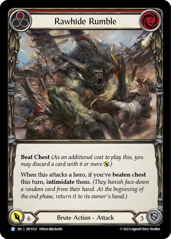 Flesh and Blood TCG | Rawhide Rumble (Red) [HVY023] (Heavy Hitters) | The Nerd Merchant