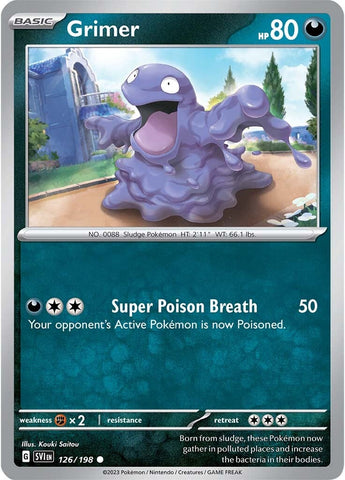 Pokemon | Grimer (126/198) [Scarlet & Violet: Base Set] | The Nerd Merchant