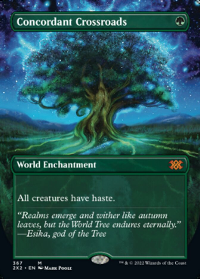 Magic | Concordant Crossroads (Borderless Alternate Art) [Double Masters 2022] | The Nerd Merchant