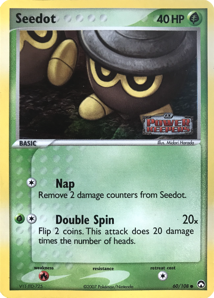 Pokemon | Seedot (60/108) (Stamped) [EX: Power Keepers] | The Nerd Merchant