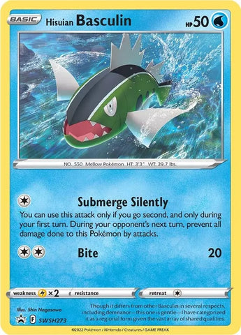 Pokemon | Hisuian Basculin (SWSH273) [Sword & Shield: Black Star Promos] | The Nerd Merchant