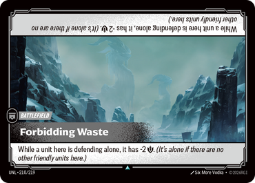 Forbidding Waste - Unleashed (210/219)