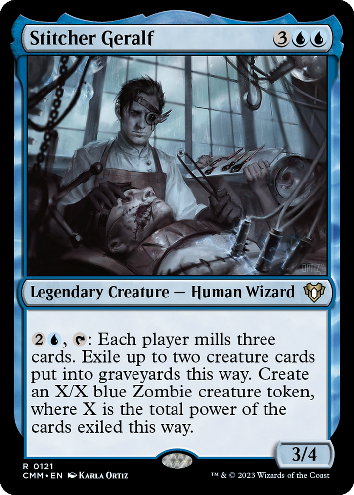 Magic | Stitcher Geralf [Commander Masters] | The Nerd Merchant