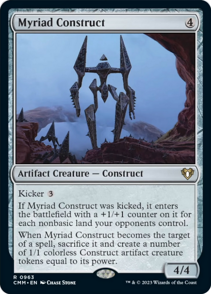 Magic | Myriad Construct [Commander Masters] | The Nerd Merchant