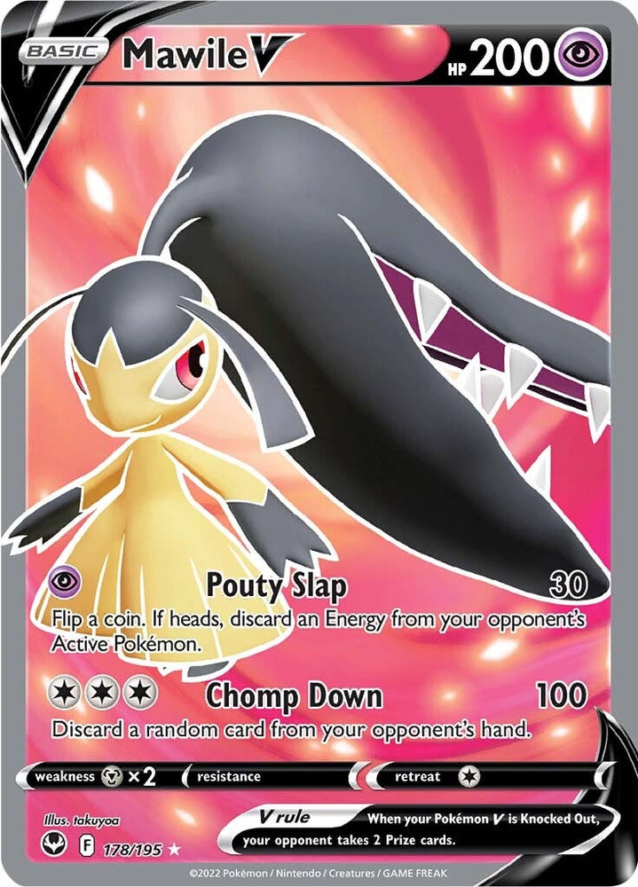 Pokemon | Mawile V (178/195) [Sword & Shield: Silver Tempest] | The Nerd Merchant