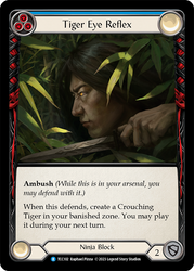 Flesh and Blood TCG | Tiger Eye Reflex (Blue) [TCC102] (Round the Table: TCC x LSS) | The Nerd Merchant