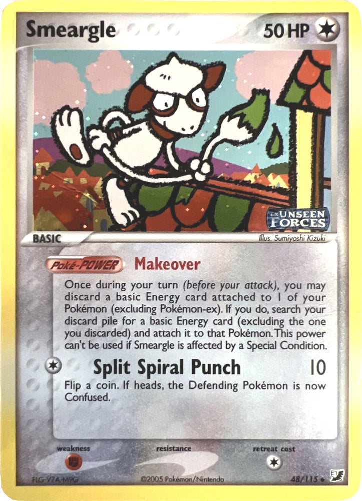 Pokemon | Smeargle (48/115) (Stamped) [EX: Unseen Forces] | The Nerd Merchant