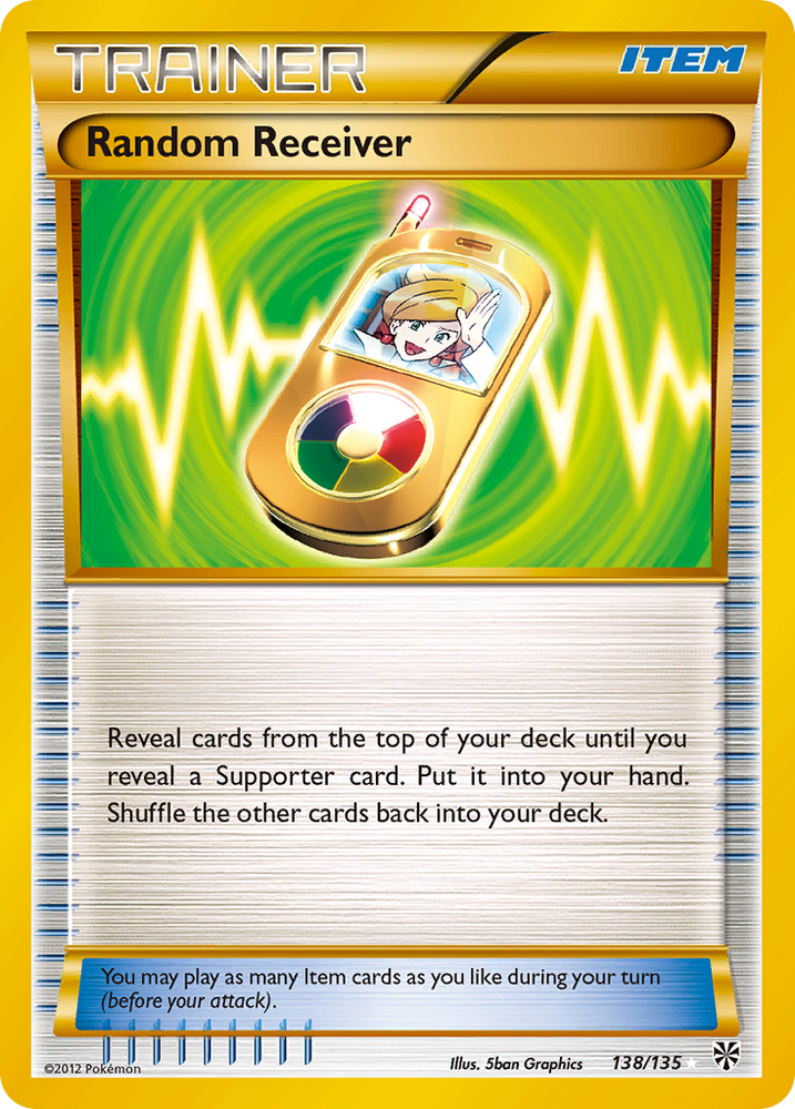 Pokemon | Random Receiver (138/135) [Black & White: Plasma Storm] | The Nerd Merchant