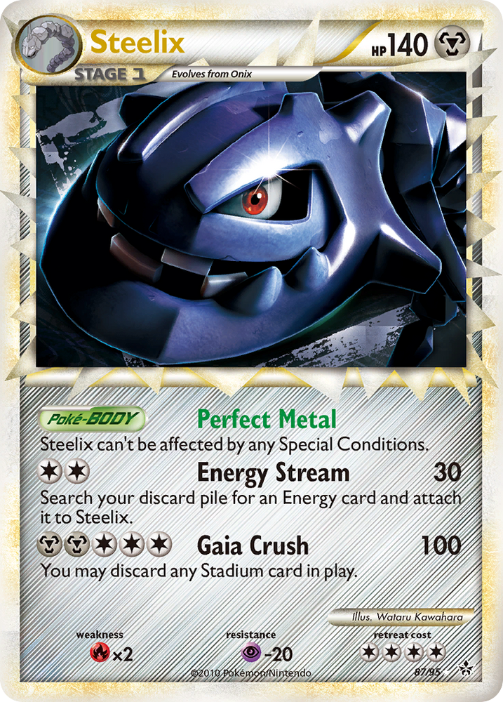 Pokemon | Steelix (87/95) [HeartGold & SoulSilver: Unleashed] | The Nerd Merchant
