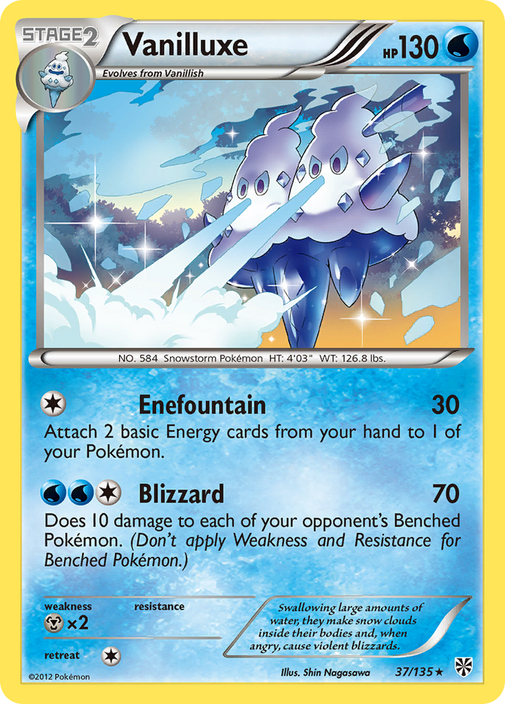 Pokemon | Vanilluxe (37/135) [Black & White: Plasma Storm] | The Nerd Merchant