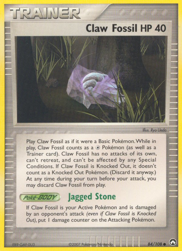 Pokemon | Claw Fossil (84/108) [EX: Power Keepers] | The Nerd Merchant