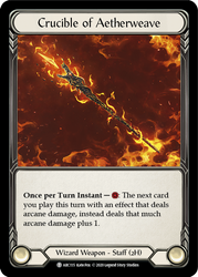 Flesh and Blood TCG | Crucible of Aetherweave // Teklo Plasma Pistol [U-ARC115 // U-ARC003] (Arcane Rising Unlimited) | The Nerd Merchant