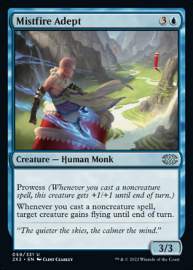 Magic | Mistfire Adept [Double Masters 2022] | The Nerd Merchant