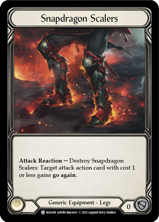 Flesh and Blood TCG | Snapdragon Scalers [BOL008] (Monarch Boltyn Blitz Deck) | The Nerd Merchant