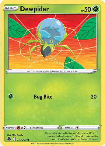 Pokemon | Dewpider (019/264) [Sword & Shield: Fusion Strike] | The Nerd Merchant