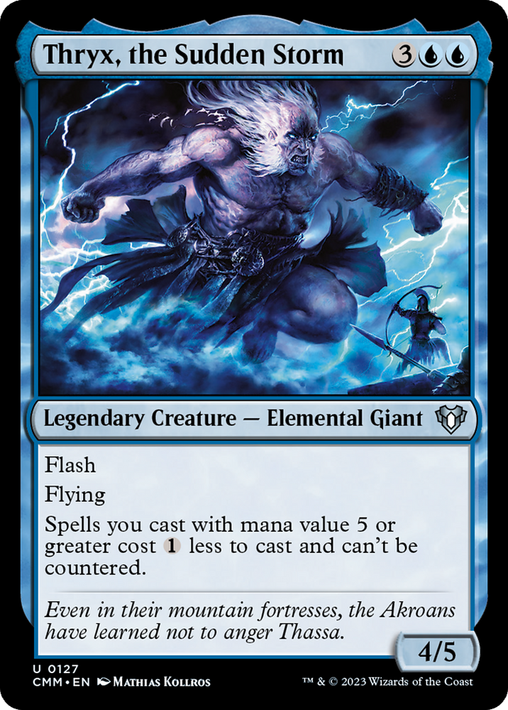 Magic | Thryx, the Sudden Storm [Commander Masters] | The Nerd Merchant