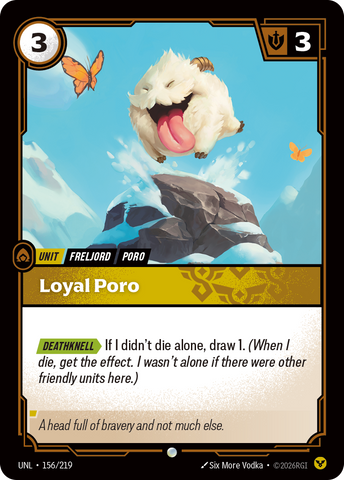 Loyal Poro (Foil) - Unleashed (156/219)