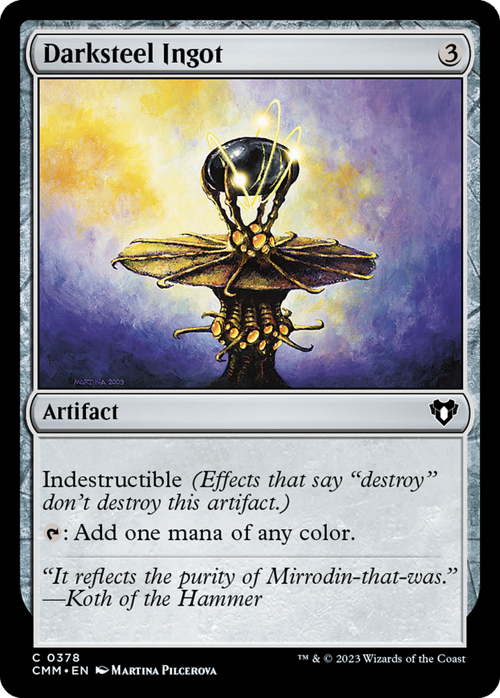 Magic | Darksteel Ingot [Commander Masters] | The Nerd Merchant