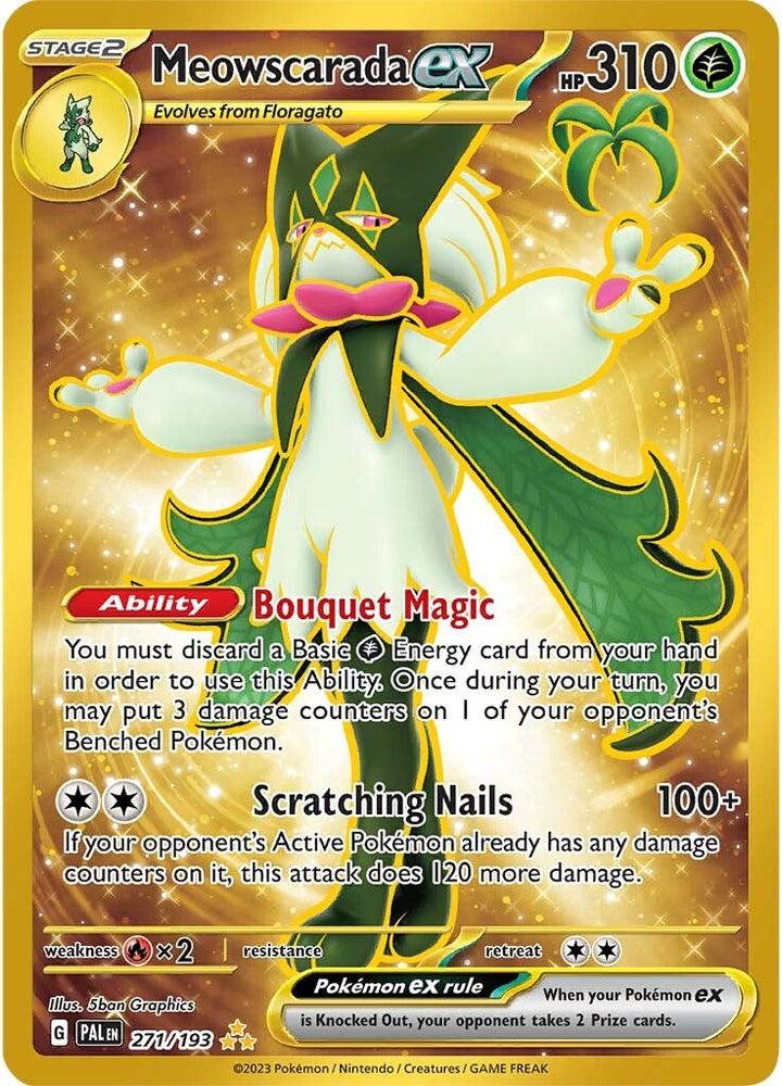 Pokemon | Meowscarada ex (271/193) [Scarlet & Violet: Paldea Evolved] | The Nerd Merchant