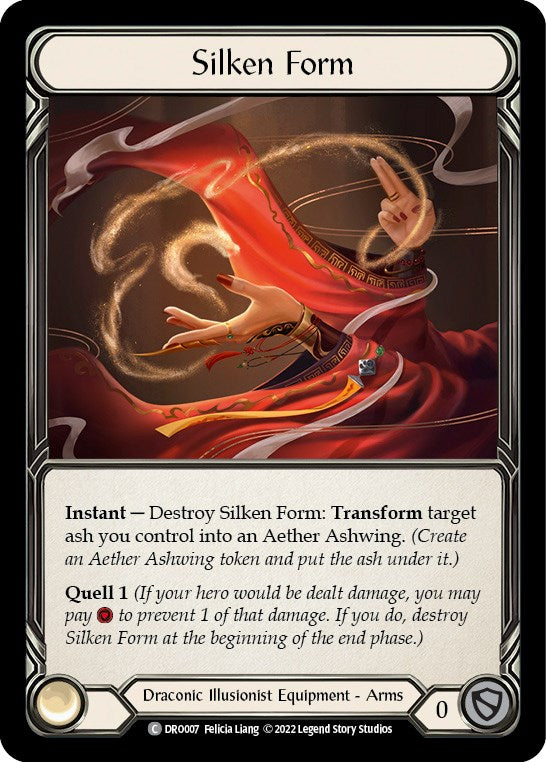 Flesh and Blood TCG | Silken Form [DRO007] (Uprising Dromai Blitz Deck) | The Nerd Merchant