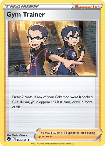 Pokemon | Gym Trainer (158/195) [Sword & Shield: Silver Tempest] | The Nerd Merchant
