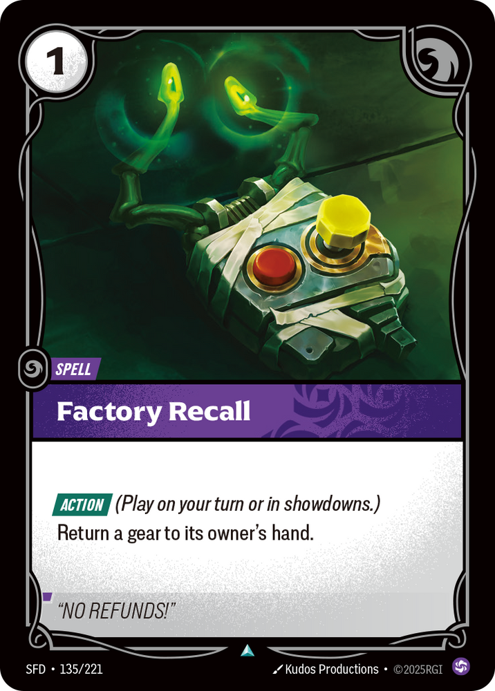 Factory Recall (Foil) - Spiritforged #135