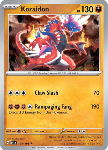 Pokemon | Koraidon (124/198) [Scarlet & Violet: Base Set] | The Nerd Merchant