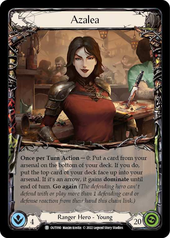 Flesh and Blood TCG | Azalea // Riptide [OUT090 // OUT092] (Outsiders) | The Nerd Merchant