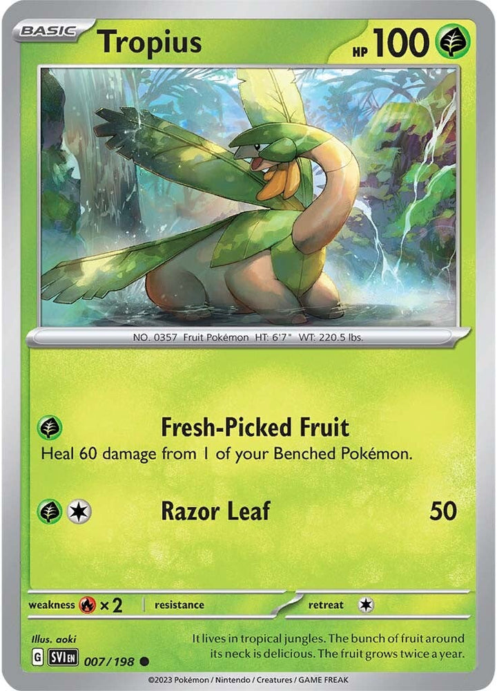Pokemon | Tropius (007/198) [Scarlet & Violet: Base Set] | The Nerd Merchant