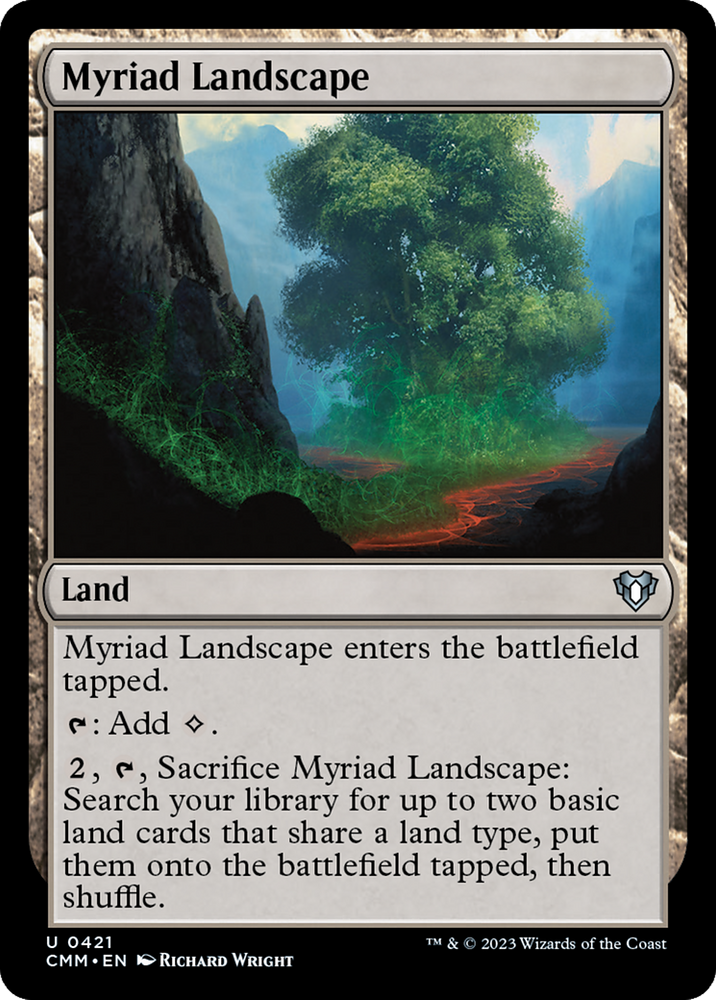 Magic | Myriad Landscape [Commander Masters] | The Nerd Merchant