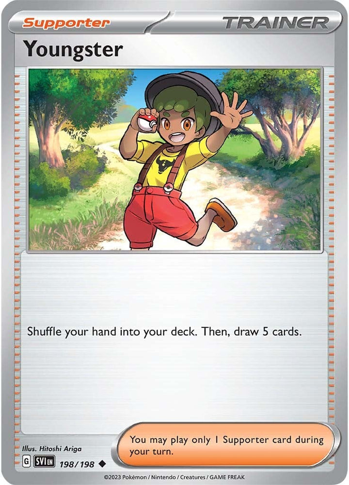 Pokemon | Youngster (198/198) [Scarlet & Violet: Base Set] | The Nerd Merchant