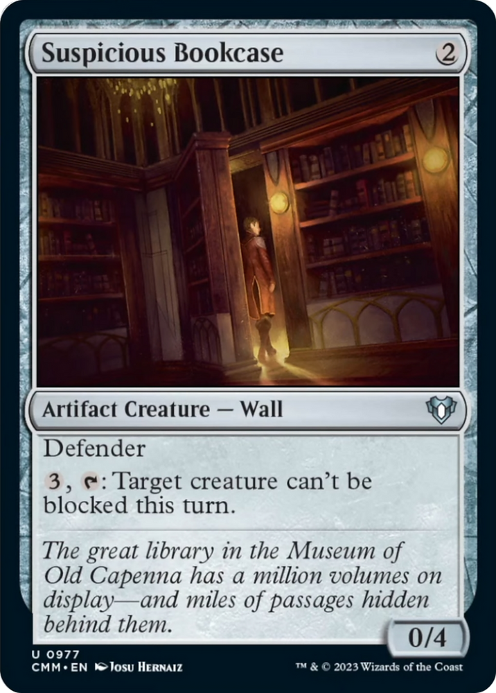 Magic | Suspicious Bookcase [Commander Masters] | The Nerd Merchant