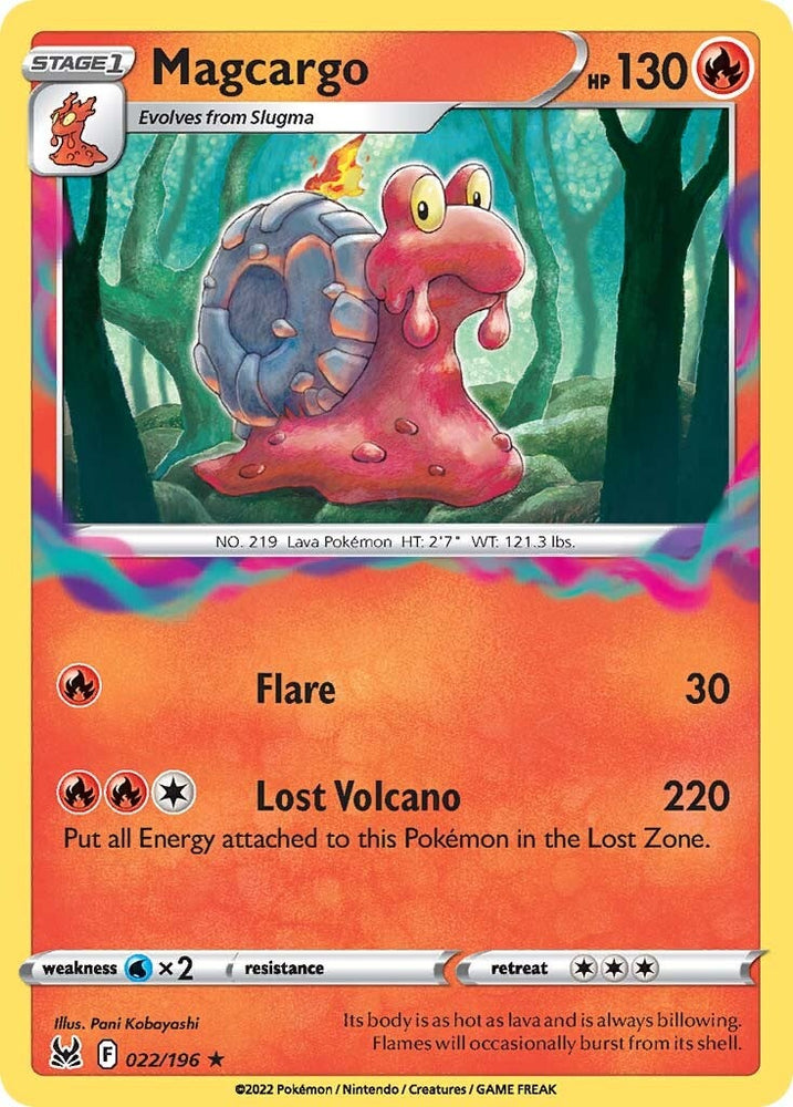Pokemon | Magcargo (022/196) [Sword & Shield: Lost Origin] | The Nerd Merchant