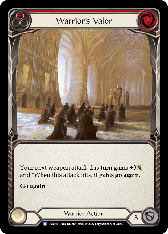 Flesh and Blood TCG | Warriors Valor [DVR011] (Classic Battles: Rhinar vs Dorinthea) | The Nerd Merchant