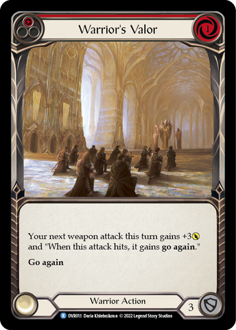 Flesh and Blood TCG | Warriors Valor [DVR011] (Classic Battles: Rhinar vs Dorinthea) | The Nerd Merchant