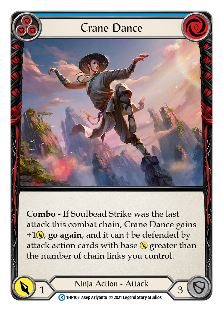 Flesh and Blood TCG | Crane Dance (Blue) [1HP109] (History Pack 1) | The Nerd Merchant