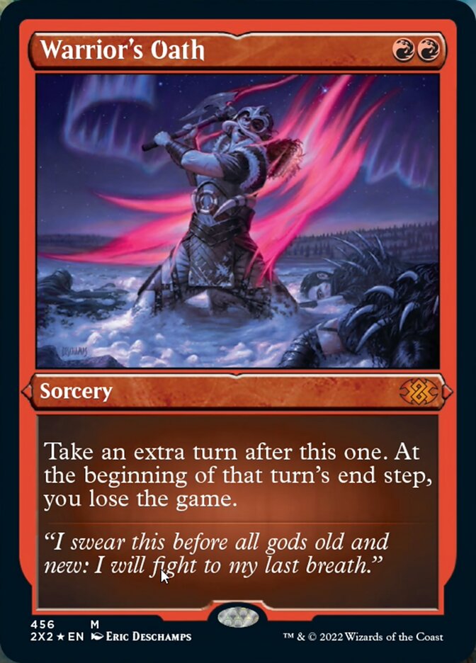 Magic | Warrior's Oath (Foil Etched) [Double Masters 2022] | The Nerd Merchant